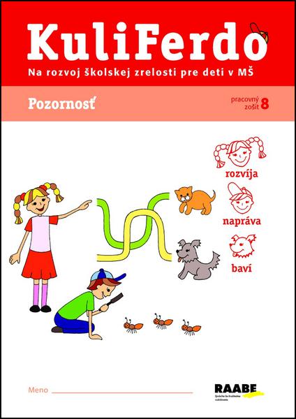 KuliFerdo Pozornosť pracovný zošit 8 - 978-80-8140-118-3