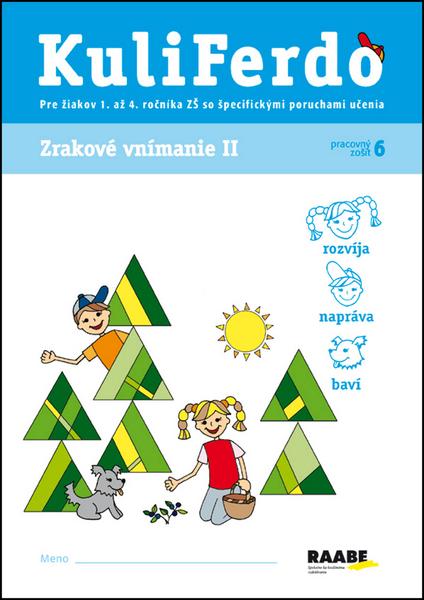 Levně KuliFerdo Zrakové vnímanie II pracovný zošit 6