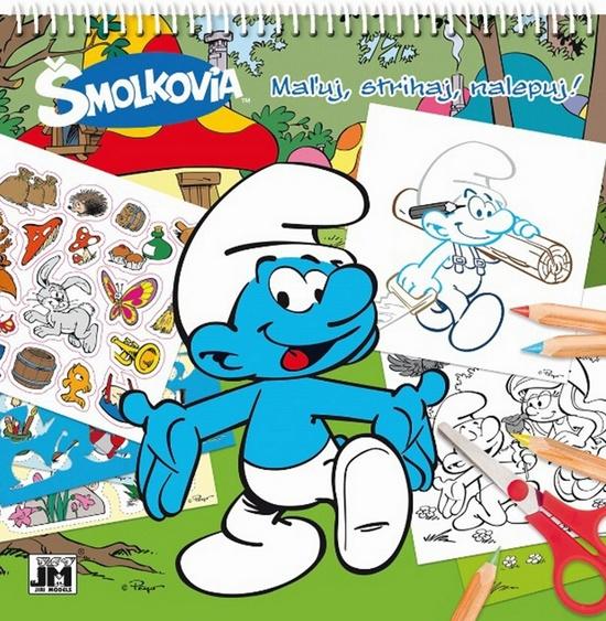 Maľuj, strihaj, nalepuj! Šmolkovia