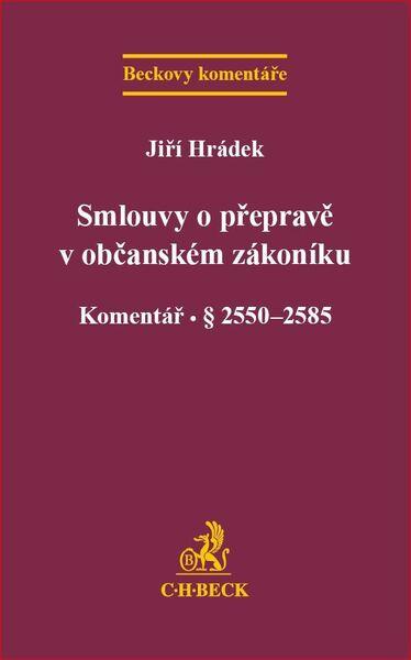 Levně Smlouvy o přepravě v občanském zákoníku