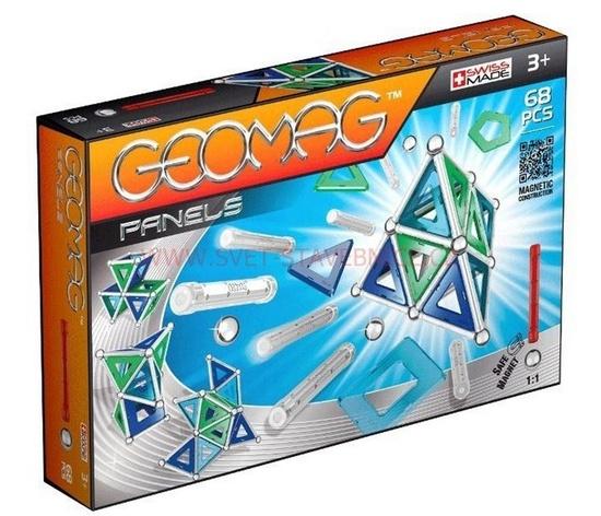 Magnetická stavebnice GEOMAG - Kids Panels 68 dílků - 452