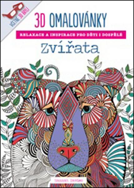 3D omalovánky Zvířata - 978-80-7413-311-4