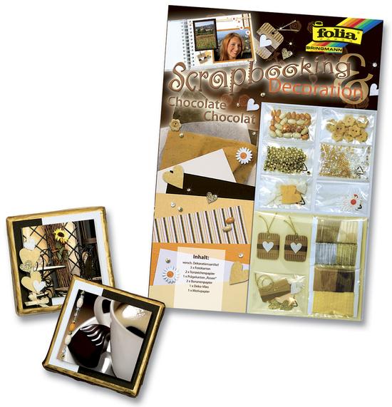 Levně Scrapbooking set Čokoláda [Ostatní]