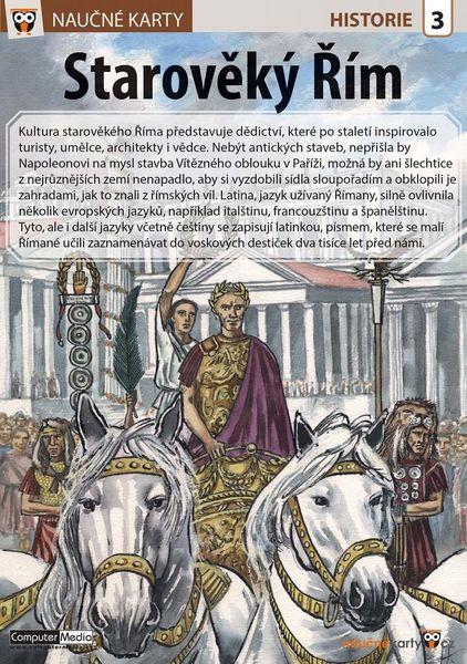 Naučné karty Starověký Řím - 978-80-7402-183-1