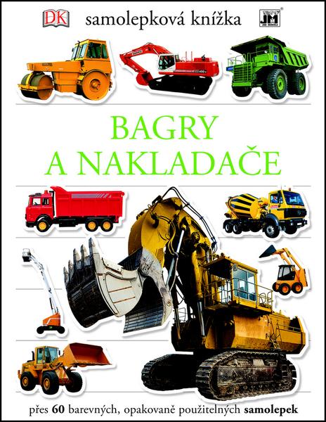 Samolepková knížka Bagry a nakladače - 978-80-87818-06-0