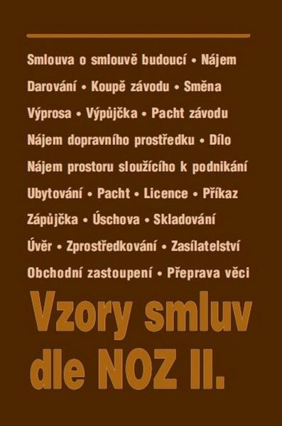 Vzory smluv dle NOZ II. - 978-80-7365-374-3