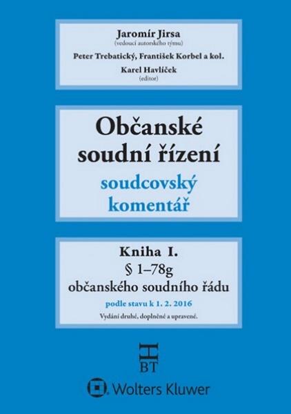 Občanské soudní řízení Kniha I. - 978-80-7552-078-4