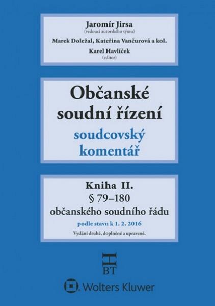 Občanské soudní řízení Kniha II. - 978-80-7552-034-0
