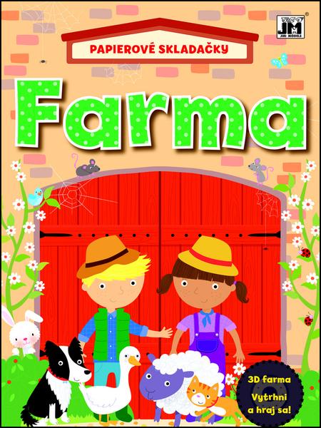 Levně Papierové skladačky Farma