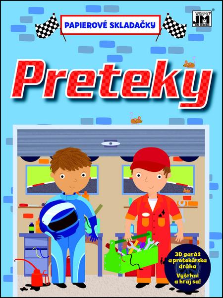 Levně Papierové skladačky Preteky