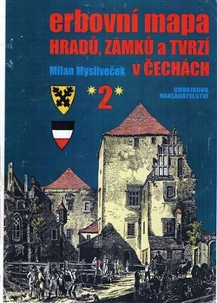 Erbovní mapa hradů, zámků a tvrzí v Čechách 2 - 978-80-86183-68-8