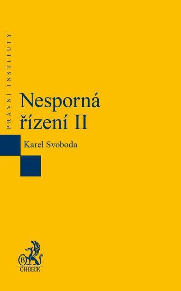 Nesporná řízení II EPI87 - 978-80-7400-606-7