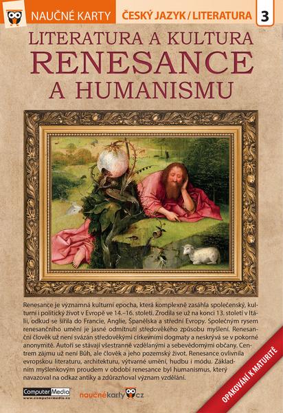 Naučné karty Literatura a kultura renesance a humanismu - 978-80-7402-264-7