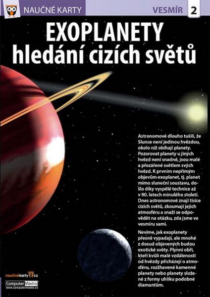 Levně Naučné karty Exoplanety hledání cizích světů