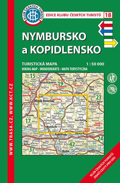 Levně KČT 18 Nymbursko a Kopidlnsko 1:50 000