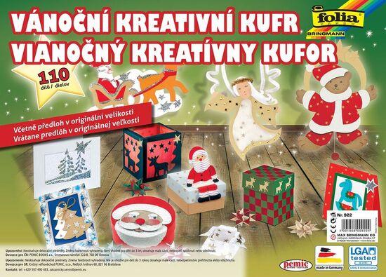 Vánoční kufr s materiály