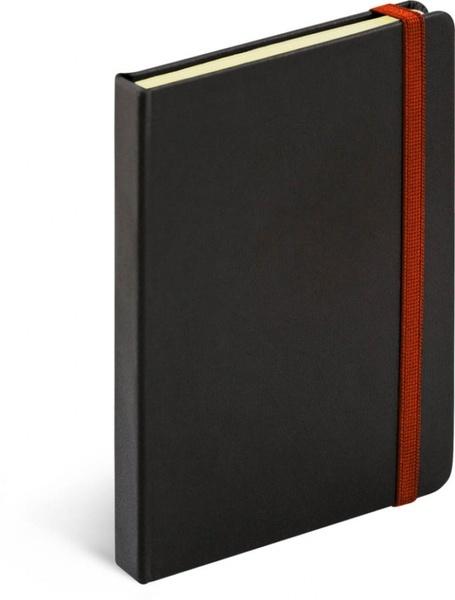 Tucson černý/červený linkovaný notes