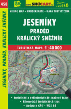 Jeseníky, Praděd, Králický Sněžník 1:40 000 - 9788072247363