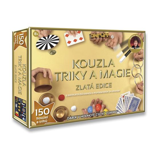 Levně HM Studio Kouzla triky a magie Zlatá edice 150 triků