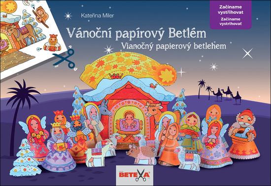 Levně Vánoční papírový Betlém