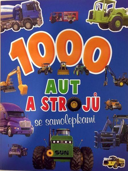 1000 aut a strojů se samolepkami - 978-80-7567-019-9