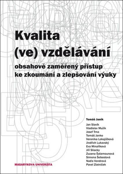 Levně Kvalita (ve) vzdělávání