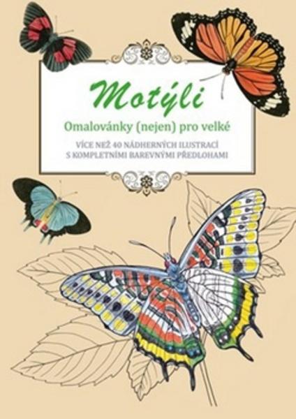 Motýli omalovánky (nejen) pro velké