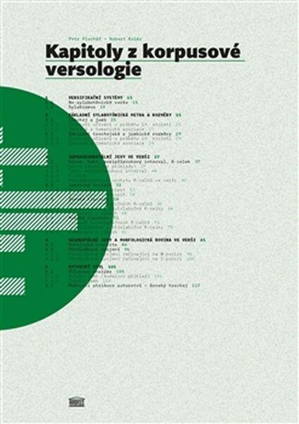 Kapitoly z korpusové versologie - Petr Plecháč - 978-80-7470-149-8