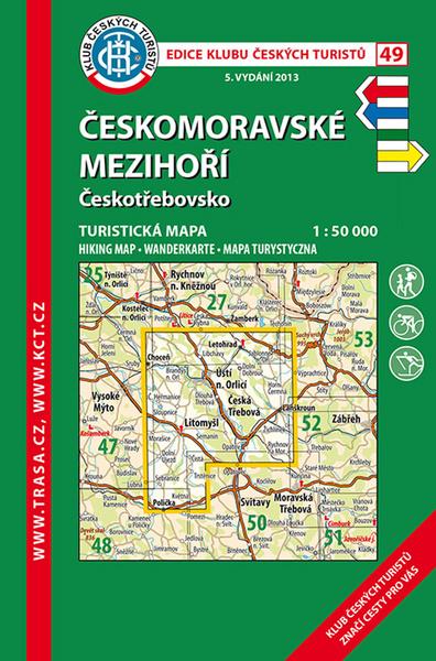 KČT 49 Českomoravské mezihoří 1:50 000 - 978-80-7324-478-1
