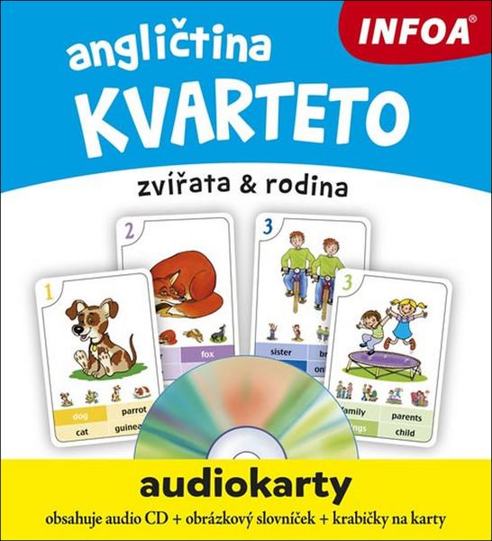 Levně Angličtina kvarteto zvířata & rodina