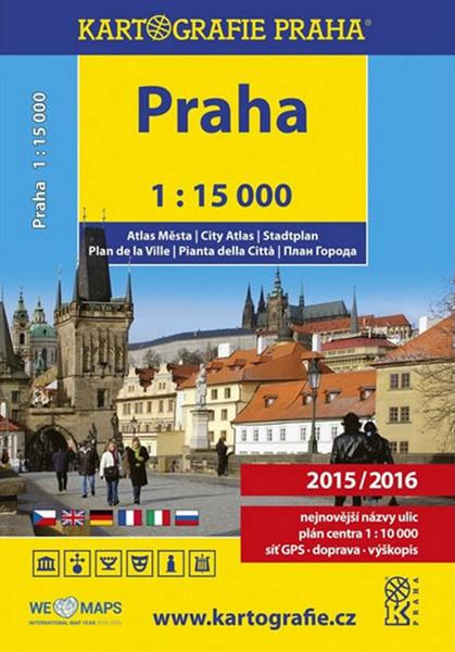 Praha 1:15 000 atlas města - 9788073934071