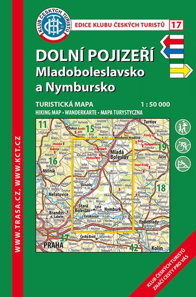 KČT 17 Dolní Pojizeří, Mladoboleslavsko a Nymbursko 1:50 000 - 9788073244446