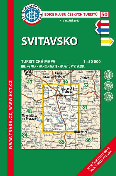KČT 50 Svitavsko 1:50 000 - 9788073244804