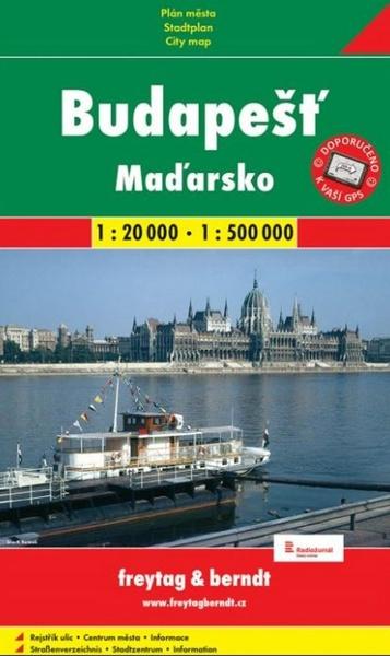 Budapešť + Maďarsko 1:20 000/1:500 000 - 978-80-7224-588-8