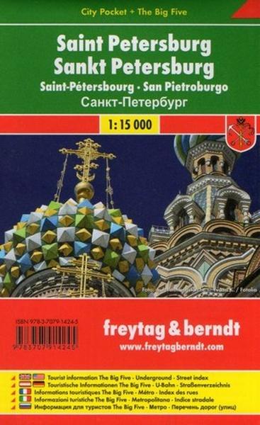 Plán města Petrohrad 1:15 000