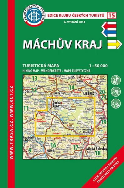 KČT 15 Máchův kraj 1:50 000 - 978-80-7324-499-6