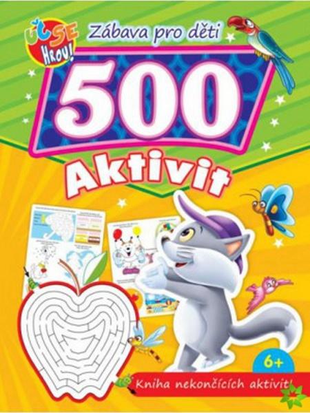 Levně Zábava pro děti 500 aktivit Kočička