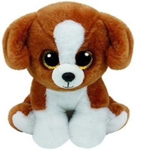 Plyš Banie Babies SNICKY brown-white dog - 008421421824