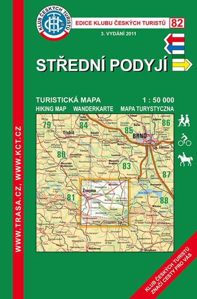 KČT 82 Střední Podyjí 1:50 000 - 9788073244811