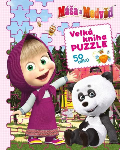 Máša a medvěd Velká kniha puzzle - 978-80-252-3994-0