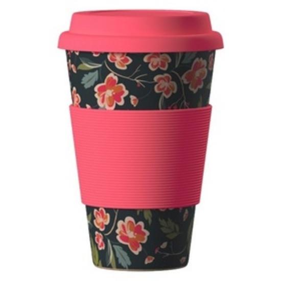 Termohrnek Bamboo Cup 400ml Japanes Cherry