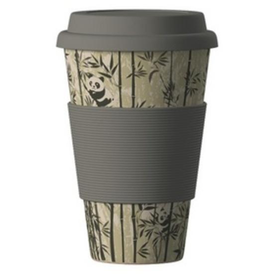 Termohrnek Bamboo Cup 400ml Panda