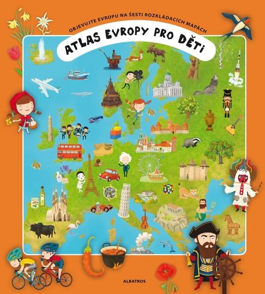 Atlas Evropy pro děti - 978-80-00-04617-4