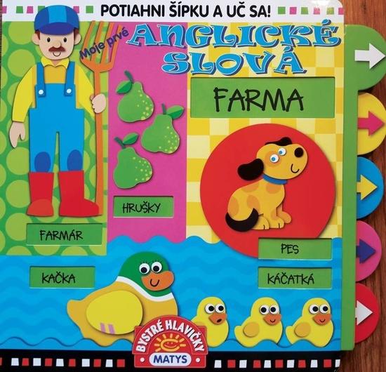 Moje prvé anglické slová Farma - 978-80-8088-519-9