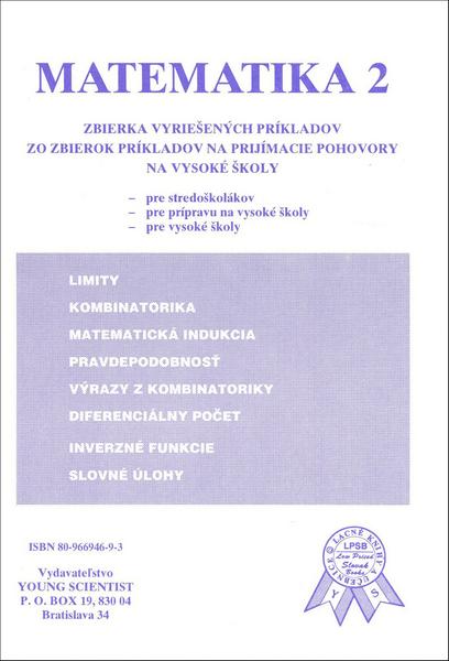 Matematika 2 - 80-966946-9-3