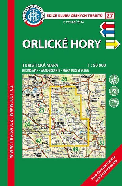 KČT 27 Orlické hory 1:50 000 - 978-80-7324-500-9