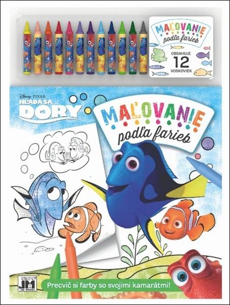 Levně Maľovanie podľa farieb Hľadá sa Dory