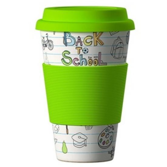 Termohrnek Bamboo Cup 400ml Back to School