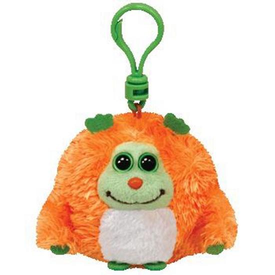 Levně Plyš očka Monstaz neon orange přívěšek