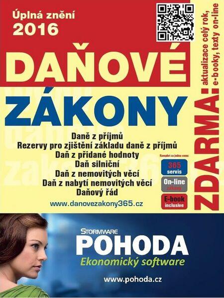 Daňové zákony 2016 - 978-80-89364-90-9